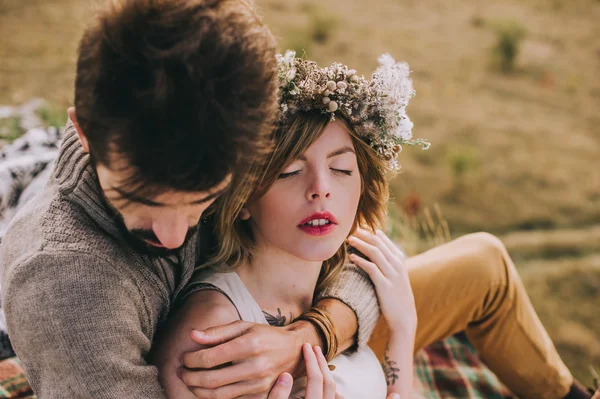 Passionate young couple — Stock Photo, Image