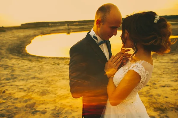 Casal atraente no amor — Fotografia de Stock