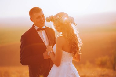 çekici Düğün çifti