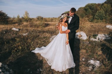 güzel newlyweeds Çift