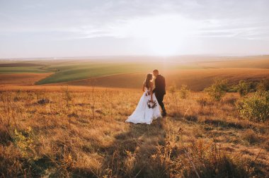 güzel newlyweeds Çift
