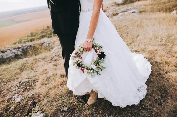 Beautiful newlyweeds couple — Stock Photo, Image