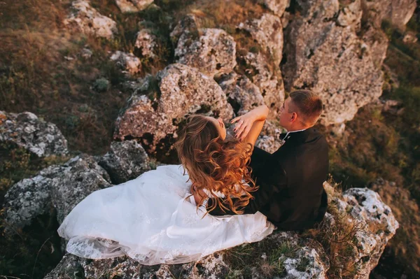 Güzel newlyweeds Çift — Stok fotoğraf