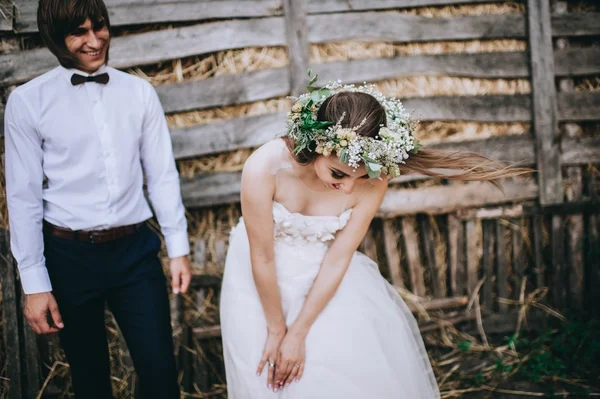 Encantadores novios —  Fotos de Stock