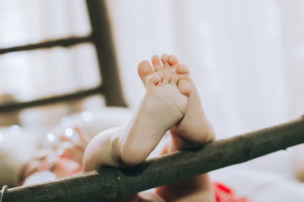 Newborn baby feet — Stock Photo, Image