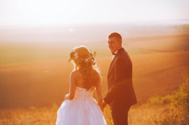 çekici Düğün çifti