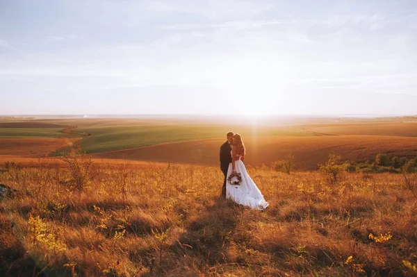 Attraktives Hochzeitspaar — Stockfoto