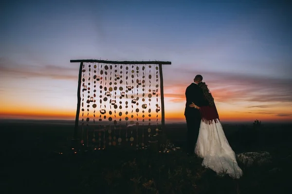 魅力的な結婚式のカップル — ストック写真