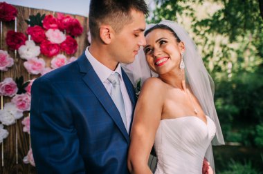 genç bir çift düğün portre