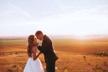 güzel newlyweeds Çift