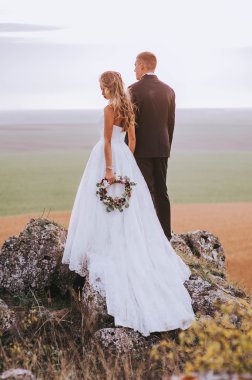 güzel newlyweeds Çift