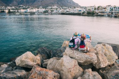 Yunanistan'da tatil Çift