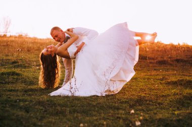 güzel düğün çifti 