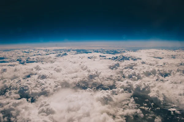 云层和天空背景 — 图库照片