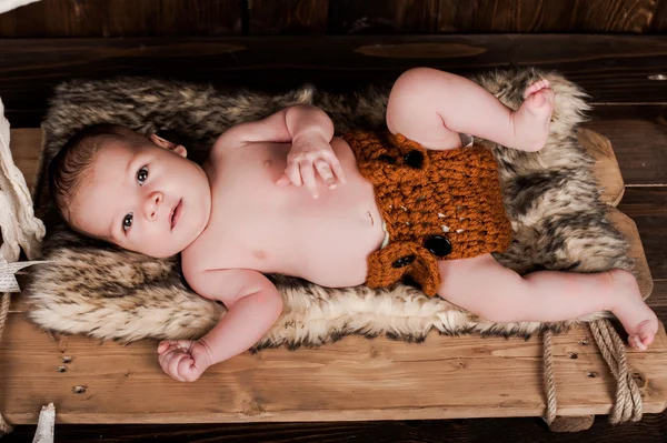 Babyjongen, fotostudio — Stockfoto