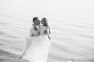 Sahilde düğün oturum