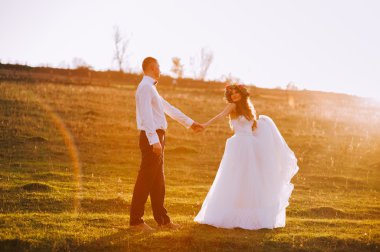 güzel düğün çifti