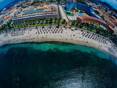 havadan, okyanus, Tenerife görüntülemek