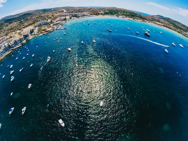 Malta luchtfotografie — Stockfoto