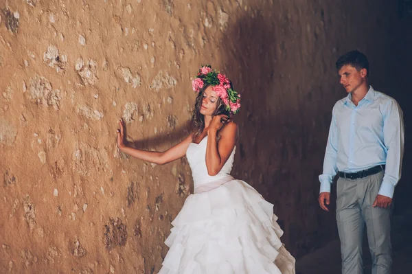 Pareja feliz boda — Foto de Stock