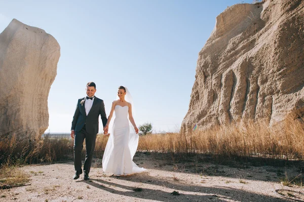 Pareja en la carrera de arcilla —  Fotos de Stock