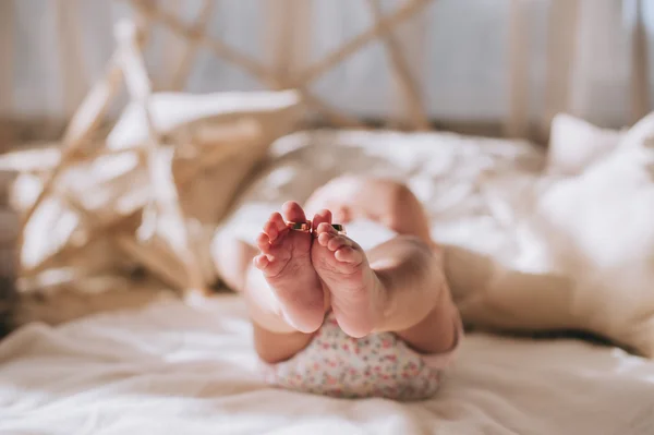 初生婴儿的脚 — 图库照片