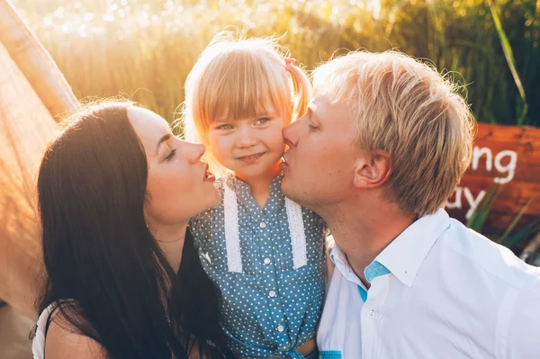 Loisirs familiaux en plein air — Photo