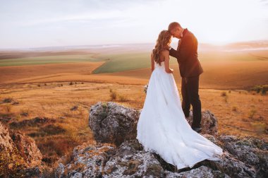 güzel düğün iki gün batımında