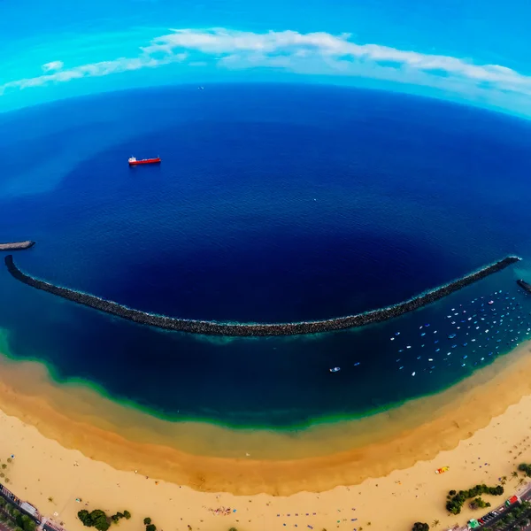 Luchtfoto van Tenerife — Stockfoto