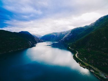 View on Norwegian Trolltunga clipart