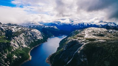 Norveç Trolltunga görünüm