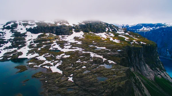 Norveç Trolltunga görünüm — Stok fotoğraf