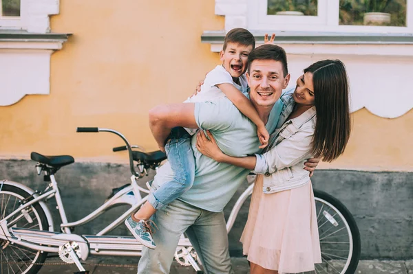 Excursions à vélo en famille Double — Photo