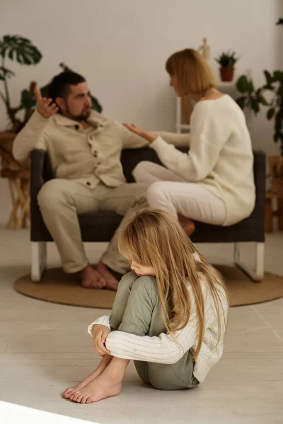Aile Psikoterapistin Sorunlarını Çözer — Stok fotoğraf