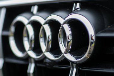 Dnipro, Ukrayna - Bölüm 02, 2019. Audi konsept araba - logo