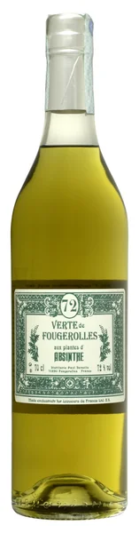 Ігристі вина Devoille Verte De Фужероль 70cl alc. — стокове фото