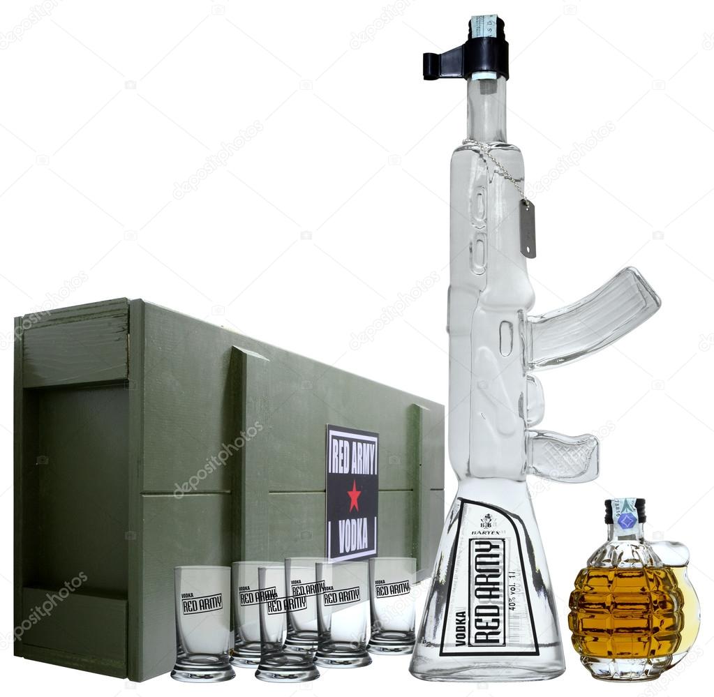 ウォッカ・レッドアーミーカラシニコフ100cl, alc.40 ウォッカ・レッドアーミーカラシニコフ100cl, alc.40