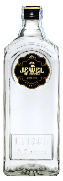 Vodka Jewel Of Russia 70cl, alc.40% — Stok fotoğraf