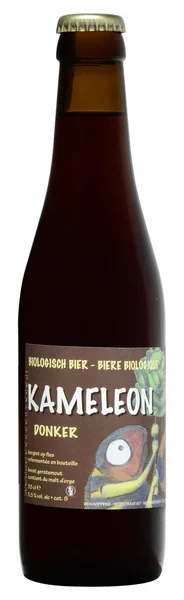 Бельгійське пиво Kameleon Donker 33cl, alc.5,5% — стокове фото