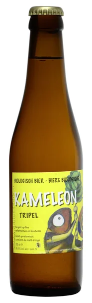 Бельгійське пиво Камелеон Tripel 33cl, alc.8,5% — стокове фото
