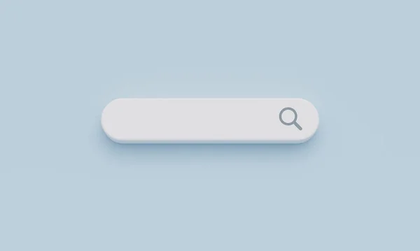 View of an empty minimal search bar — Zdjęcie stockowe