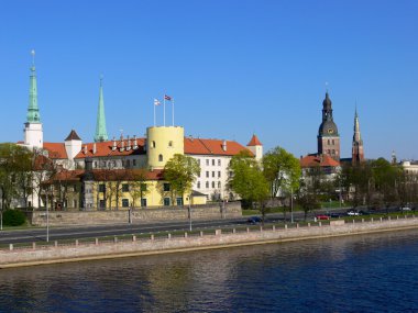 panoramik, riga, Letonya