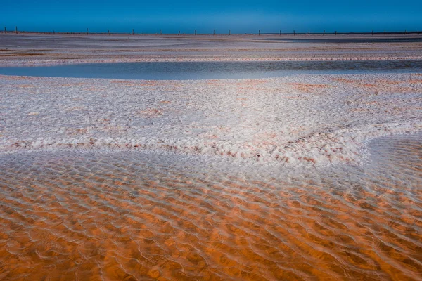 Salt lake, Baskunchak, Rússia — Fotografia de Stock