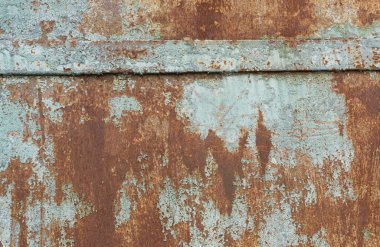 eski paslı boyalı yüzeye