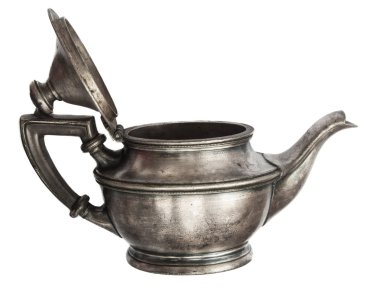 antika gümüş çaydanlık