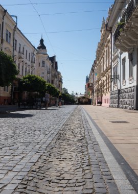 Sokak tarihi kentin Chernivtsi, Ukrayna