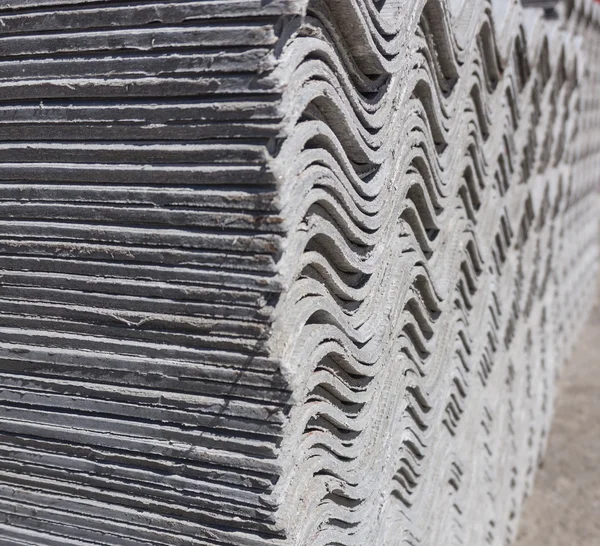 Azbeszt pala Auluminium cserép — Stock Fotó