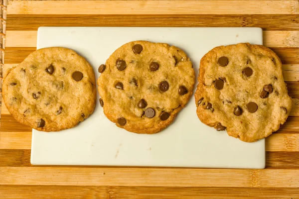 Vegán csokoládé Chips Cookies — Stock Fotó