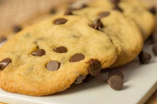纯素食巧克力饼干 — 图库照片