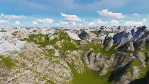 山和云游戏中时光倒流 — 图库视频影像